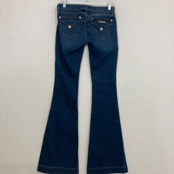 Hudson Medium Wash Stretch Ferris Flap Flare Jeans size 25 - Picture 10 of 12